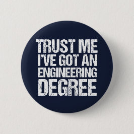 Bóton Redondo 5.08cm Graduação de Engenharia Engraçada