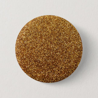 Bóton Redondo 5.08cm Gráfico de brilho Dourado