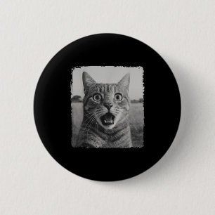 Bóton Redondo 5.08cm Gráfico de Memória Engraçado para Gato Selfie para