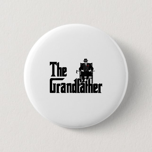Bóton Redondo 5.08cm Grandfather Funny Quote Design For Grandpas  (Frente)