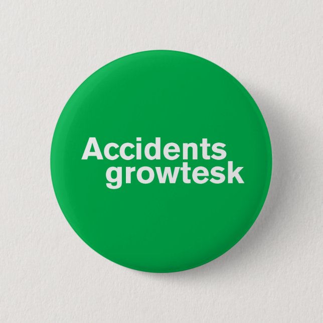 Bóton Redondo 5.08cm Green Akzidenz Grotesk (Frente)