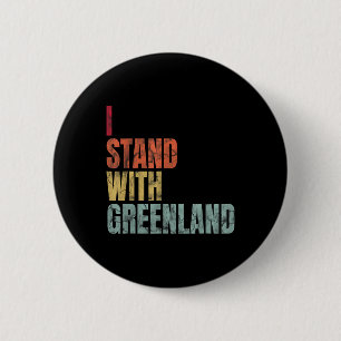 Bóton Redondo 5.08cm Groenlândia I Stand With Groenlândia