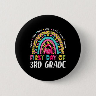 Bóton Redondo 5.08cm Groovy 3ª Série Volta às Aulas Primeiro Dia de Ter