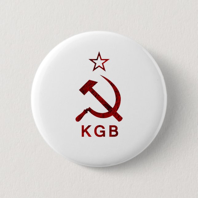 Bóton Redondo 5.08cm Grunge de KGB (Frente)