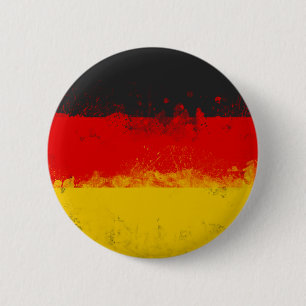 Bóton Redondo 5.08cm Grunge Splatter Painted Flag da Alemanha