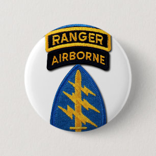 Bóton Redondo 5.08cm Grupo das Forças Especiais Green Berets SF SOF SFG