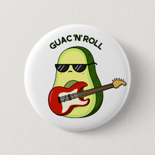 Bóton Redondo 5.08cm Guac E Roll Foguete Avocado PUn