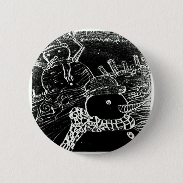 Bóton Redondo 5.08cm guardião da neve do iaie (Frente)