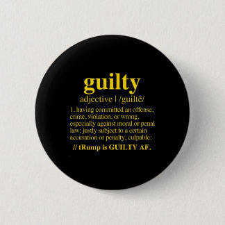Bóton Redondo 5.08cm Guilty - Guilty Definition (amarelo)