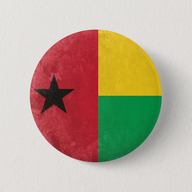Bóton Redondo 5.08cm Guiné-Bissau (Frente)