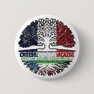 Bóton Redondo 5.08cm Guiné Equatorial França Equatorial