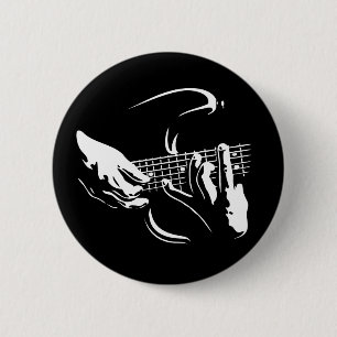 Bóton Redondo 5.08cm guitarra-mãos-DKT