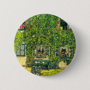 Bóton Redondo 5.08cm Gustav Klimt Casa de Guardaboschi