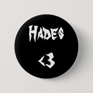 Bóton Redondo 5.08cm Hades <3 Deus do Submundo