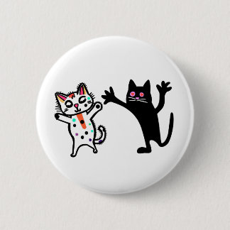 Bóton Redondo 5.08cm Hair-Raising (Yanchan)