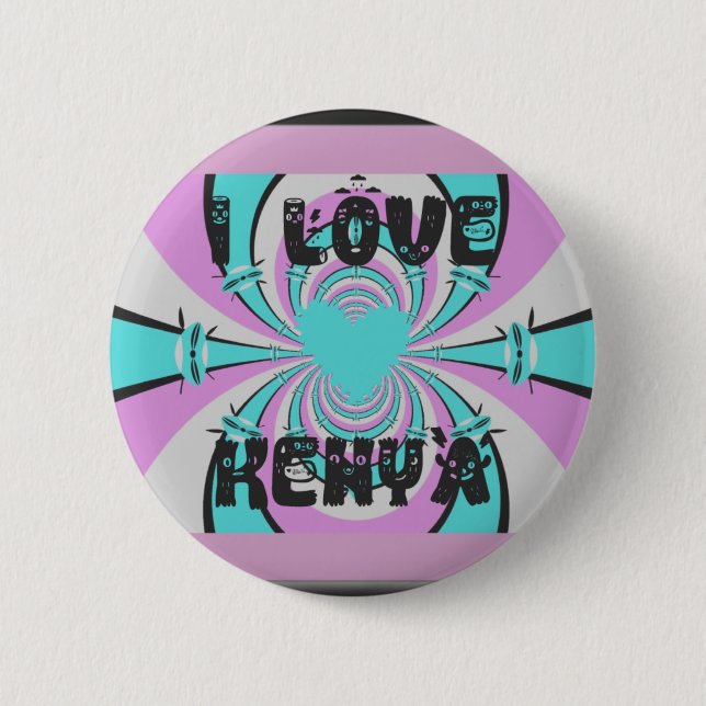 Bóton Redondo 5.08cm Hakuna Matata Kenya (Frente)