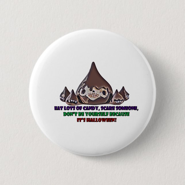 Bóton Redondo 5.08cm Halloween (Frente)