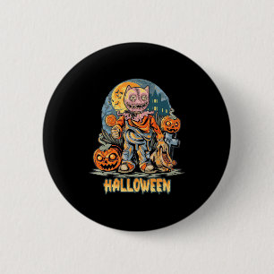 Bóton Redondo 5.08cm Halloween E Cat