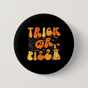 Bóton Redondo 5.08cm Halloween Engraçado Ou Pizza Assustadora Ghost Dec