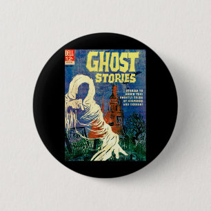 Bóton Redondo 5.08cm Halloween Horror Vintage Fantasma Ceifeira Macabra