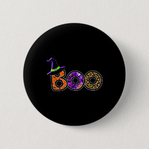 Bóton Redondo 5.08cm Halloween Trick Treat Boo Halloween Costume