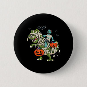 Bóton Redondo 5.08cm Halloween Zombie Andando A Rex Diversão Meninos Me