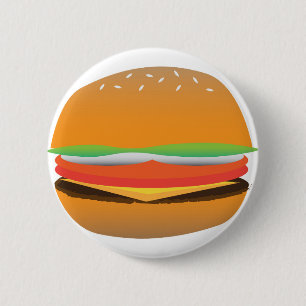 Bóton Redondo 5.08cm Hamburger