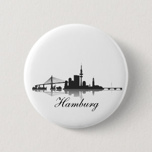Bóton Redondo 5.08cm Hamburgo Button/Anstecker/Pin