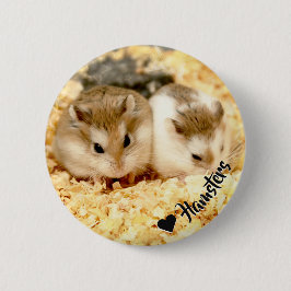 Bóton Redondo 5.08cm Hammyville - Hamster Bonito
