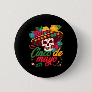 Bóton Redondo 5.08cm Happy Cinco De Mayo Mexicano Fiesta 5 De Mayo Boys