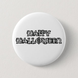 Bóton Redondo 5.08cm Happy Halloween