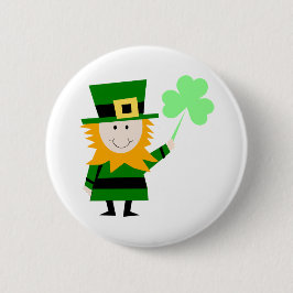 Bóton Redondo 5.08cm Happy Little Leprechaun