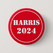 Harris 2024 azul brilhante e branco