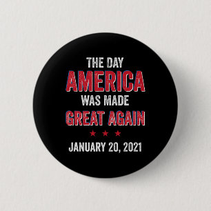 Bóton Redondo 5.08cm Harris Inauguration Day 2021 America Make Excelent