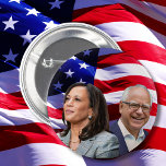 Bóton Redondo 5.08cm Harris Waltz 2024 - Kamala Harris Tim Waltz<br><div class="desc">Harris Waltz 2024 Eleição Kamala Harris Tim Waltz 2024</div>