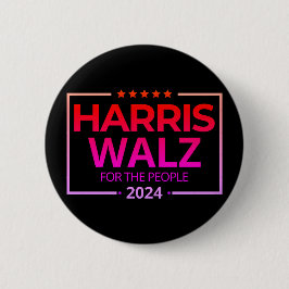 Bóton Redondo 5.08cm harris walz para as pessoas 2024
