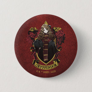 Bóton Redondo 5.08cm HARRY POTTER™   Anime Hermione House Crest