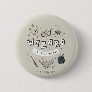 Bóton Redondo 5.08cm HARRY POTTER™   Aprendiz de Feiticeiro