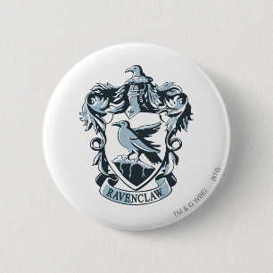 Bóton Redondo 5.08cm Harry Potter Crest Ravenclaw Moderno