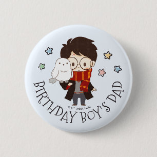 Bóton Redondo 5.08cm HARRY POTTER™ e Hogwarts Aniversário