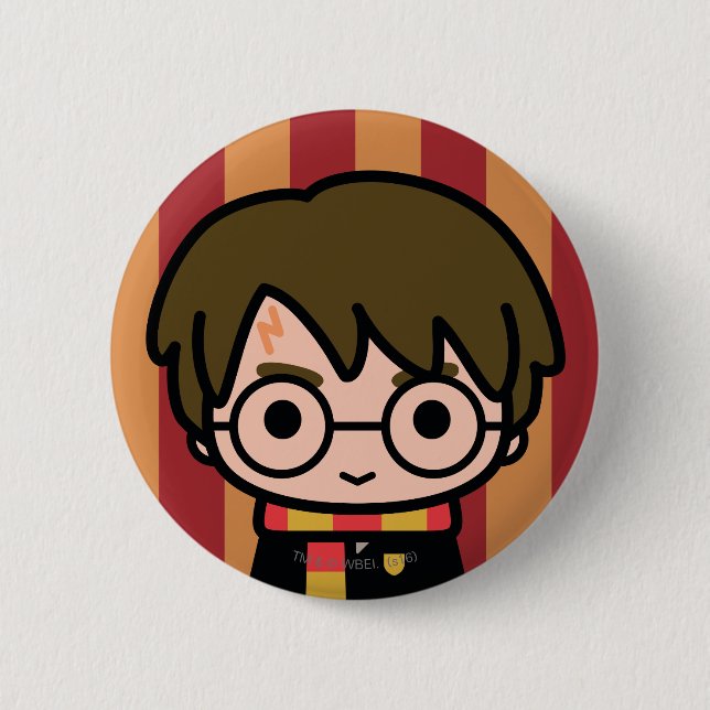 Bóton Redondo 5.08cm Harry Potter Personagem de desenho animado Art (Frente)