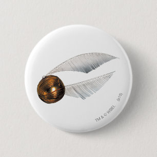 Bóton Redondo 5.08cm Harry Potter Spell   OURO