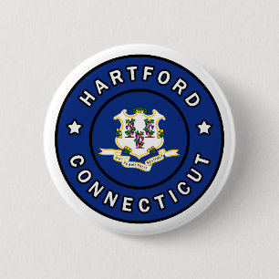 Bóton Redondo 5.08cm Hartford Connecticut