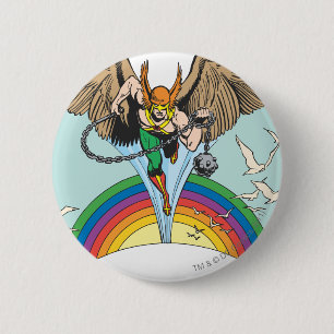 Bóton Redondo 5.08cm Hawkman voa pelo Sky