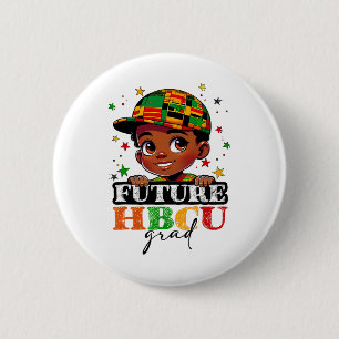 Bóton Redondo 5.08cm Hbcu Futuro Formando História Negra Rapazes Gradua