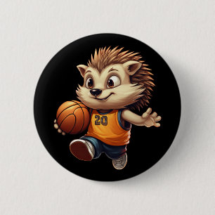 Bóton Redondo 5.08cm Hedgehog 1 de basquete