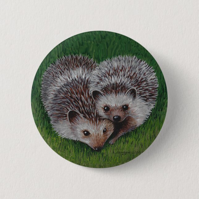 Bóton Redondo 5.08cm Hedgehogs (Frente)
