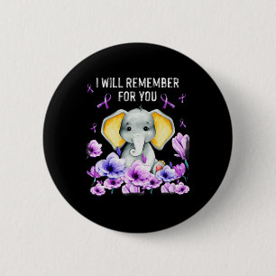 Bóton Redondo 5.08cm Heimerheimer Sensibilizar Elefante Bonito Eu Vou L