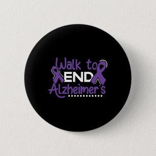 Bóton Redondo 5.08cm Heimerheimer Walk Dementia Guerreiro Roxo Fita A