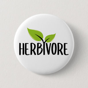 Bóton Redondo 5.08cm Herbivore, Ativismo Vegano